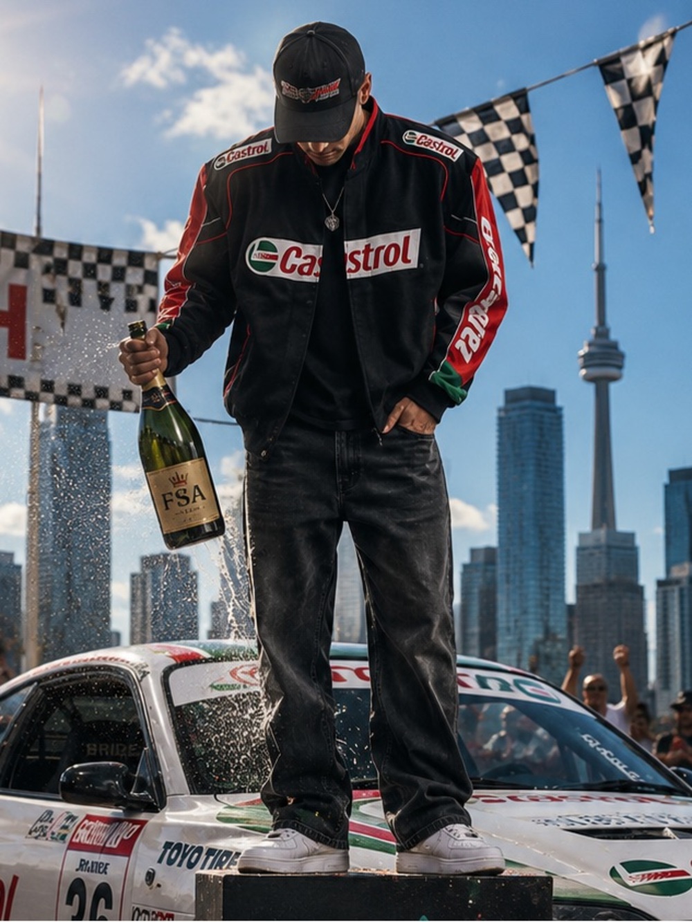 Castrol Racing Jacket XXL | Vintage Motorsport Style